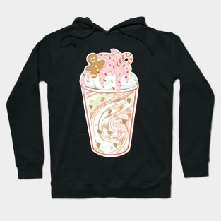 christmas gingerbread peppermint shake Hoodie